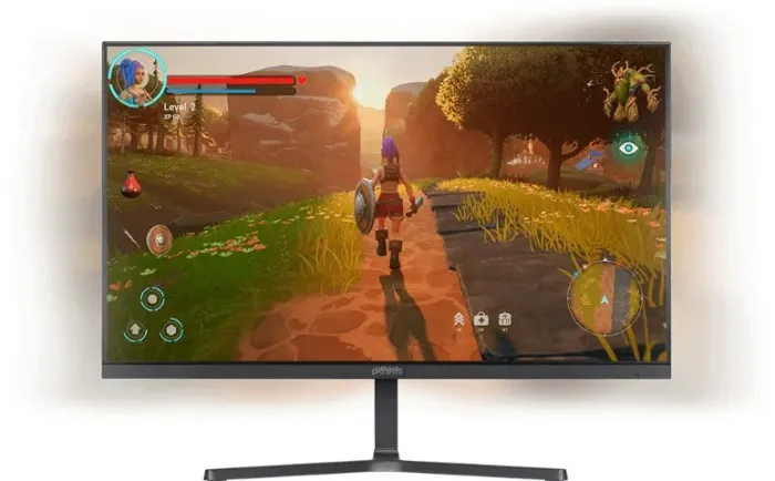 Monitor para jogos 23.8 full hd 75hz 5ms hdmi pcyes quartzo q10 preto 127/220v Lacrado