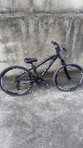 Bicicleta Mountain Bike GTA Freerider Aro 26 Alumínio 21 Velocidades Shimano<br>