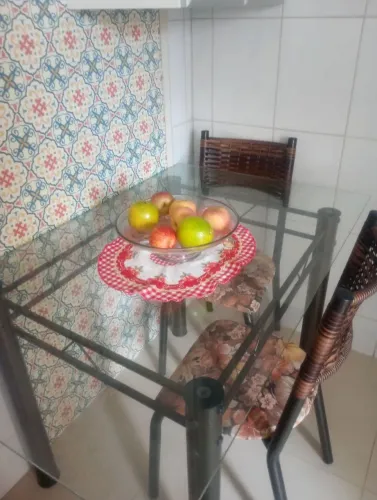 Mesa vidro largura 1.20 retangular 