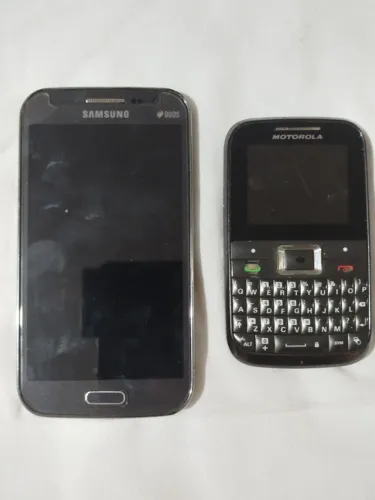 Motorola EX109 + Samsung Win Duos Gt-I8552B Duos - Com defeito Não Liga