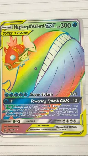 Vendo carta pokémon Magikarp&WailordGX
