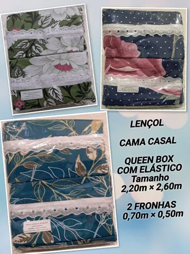 Lençol de Cama Queen 