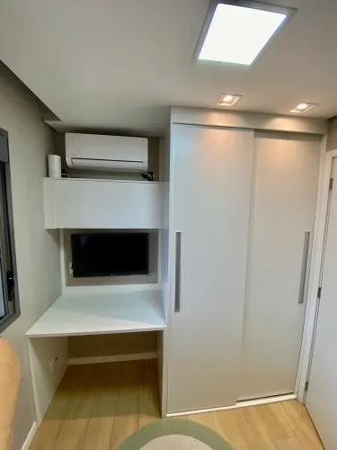 Guarda roupas MDF planejado branco 