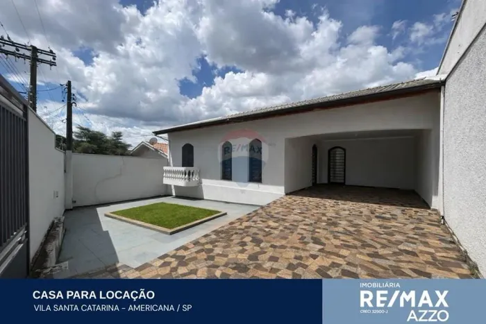 Casa com edícula para locação Vila Santa Catarina em Americana
