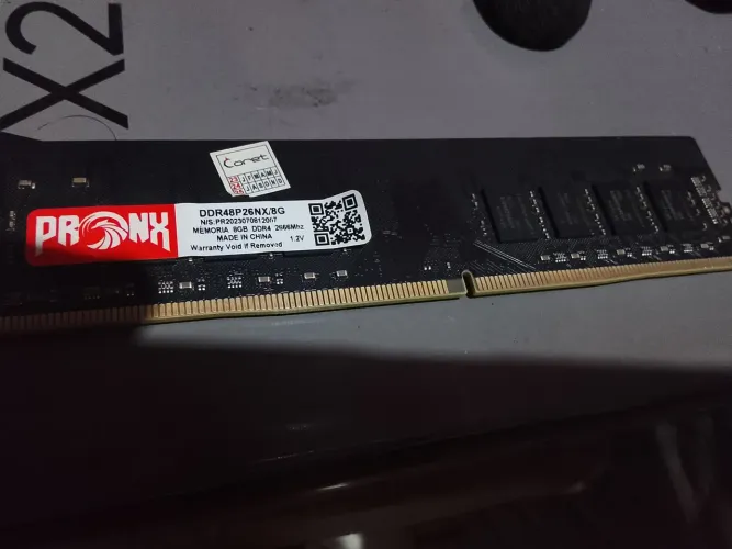 Memória ddr4 8gb 2666Mhz nova pronx