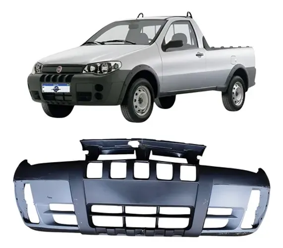 Parachoque Dianteiro Fiat Strada 2004 05 06 2007 Dts