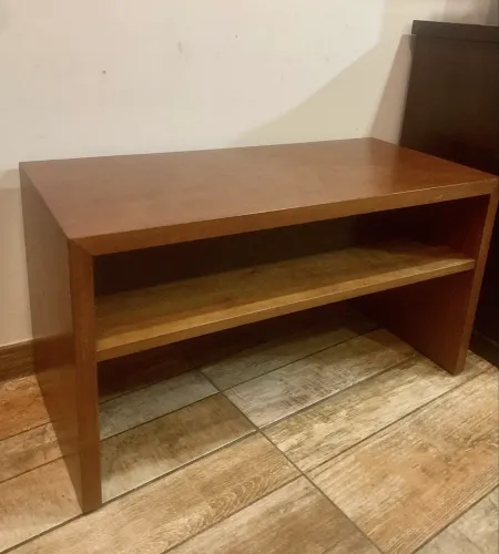 Mesinha Rack Multiuso em Madeira, Sapateira