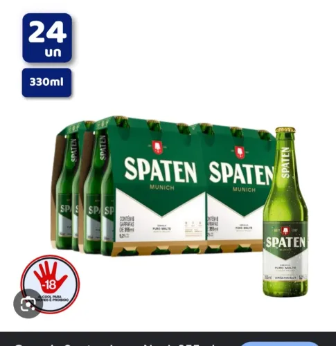 Cerveja long neck spaten