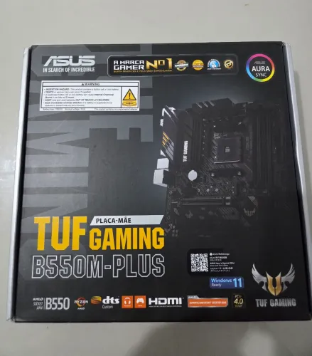 [Novo] na garantia Placa-mãe B550M-PLUS Asus TUF GAMING AM4