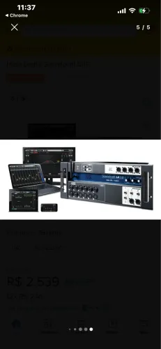Mesa de Som Digital UI16 Promoção