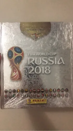 Álbum Capa Dura Prata Copa 2018 Edição México + 9 figurinhas Coca cola México 