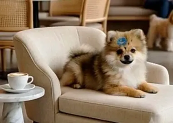 Lulu da Pomerânia machinho Anão