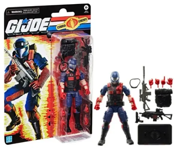 Cobra Viper retro cardback Gi Joe Classified