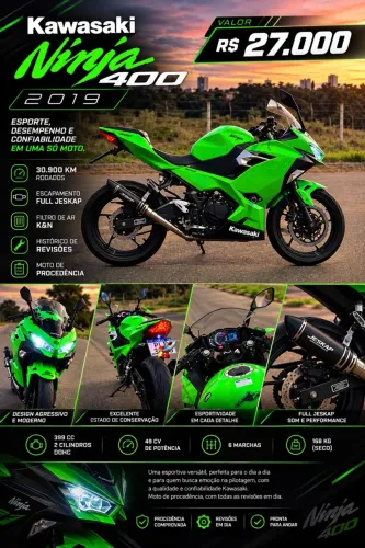 KAWASAKI NINJA 400 2019