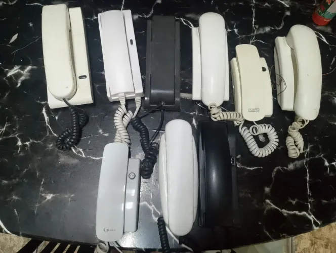 Interfones interno várias marcas e modelos usados funcionando perfeitamente