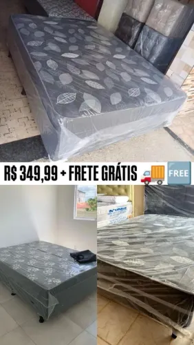 Cama box Casal - Pague na entrega.