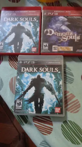 Jogos PS3 Demon S + 2 Dark S + Never D