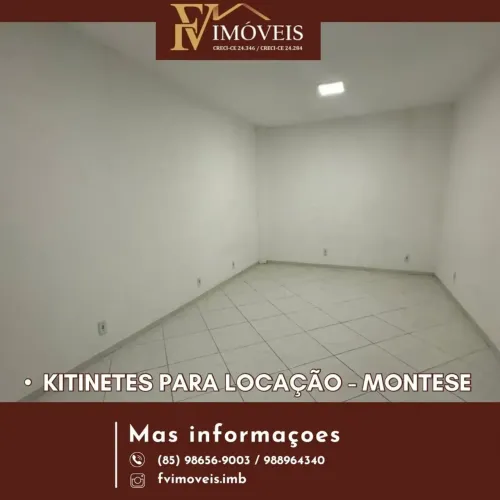 Kitinetes para locacao no Montese