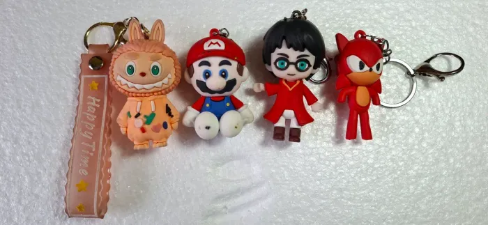 Chaveiros, Labubu, Mario, Harry Potter, Sonic 20 cada
