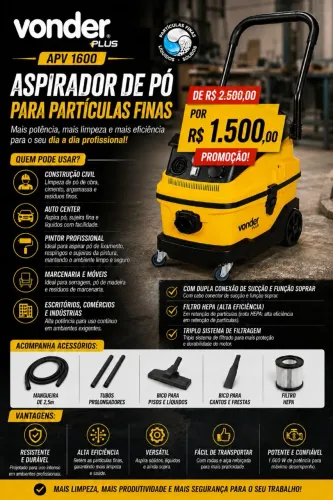 Aspirador de pó particulas finas