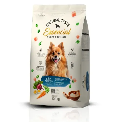 Ração Natural Taste Essencial Mini Bits Super Premium 10,1 kg