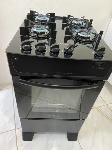 Fogão Mesa Vidro Automático Usado - Entrego !