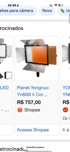 Painel de led Yongnuo Yn600l 