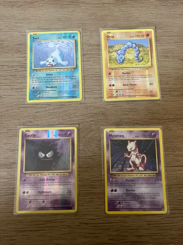 4 cartas Pokémon TCG - Set evolutions XY - 2016