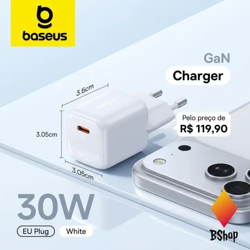 Carregador Baseus 30w