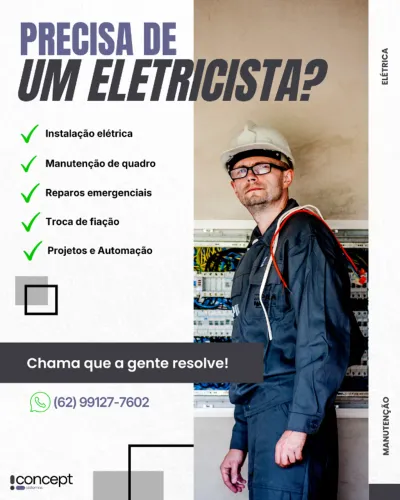 Eletricista em Goiânia/Aparecida de Goiânia