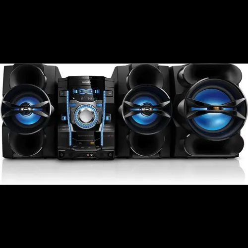Mini system Philips FWM6500 som de casa potente com 3 caixas