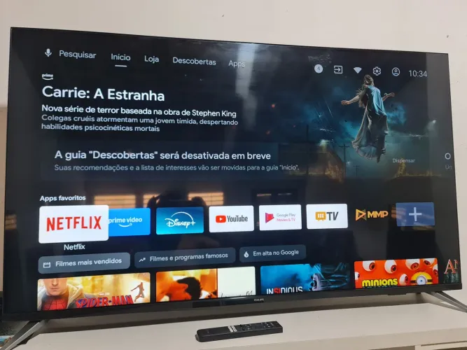 Smart tv 55 polegadas 4k Android