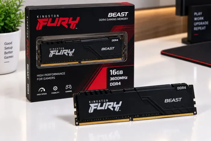 Memória ram FURY Beast DDR 4,16 GB 3600 MHz PRODUTO NOVO