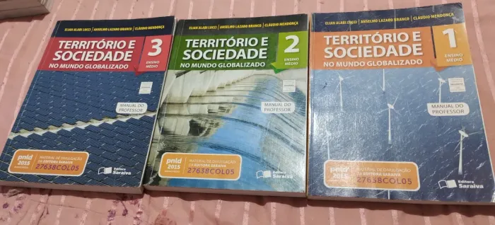 Coleção livros Geografia Território e Sociedade no Mundo Globalizado Eliane Alabi Lucci