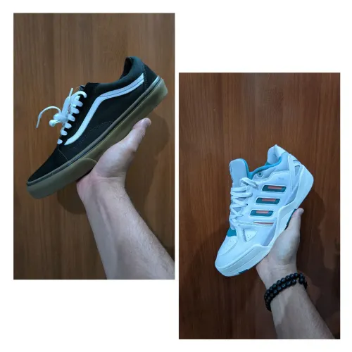 Adidas Mid City Low &  Vans Oldskool Black Gum 