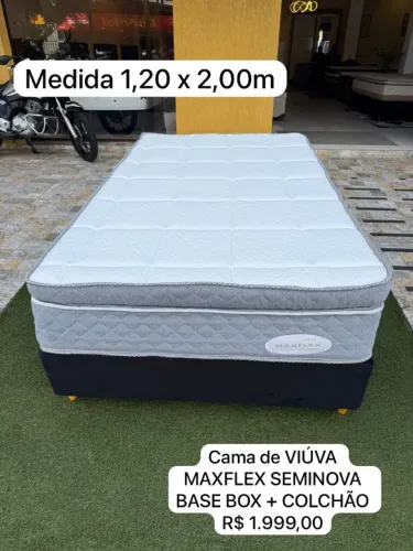 COLCHÃO DE VIÚVA MAXFLEX SEMINOVA - Entrego!