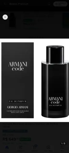 Armani code perfume original