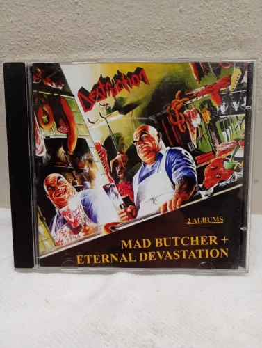 CD Destruction - Mad Butcher + Eternal Devastation 2x1 excelente estado nacional metal