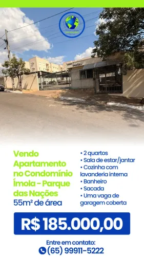 Vendo Apartamento no Condomínio Ímola - Parque das Nações