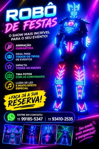 Robô para festas 