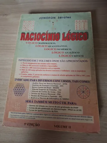 Raciocínio Lógico Volume II - Jonofon Sérates