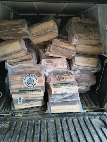 Lenhas para forno, churrasqueira e lareira.