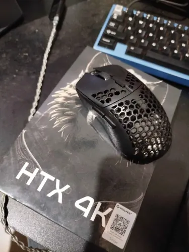 Mouse gamer gwolves htx 4k preto 40g