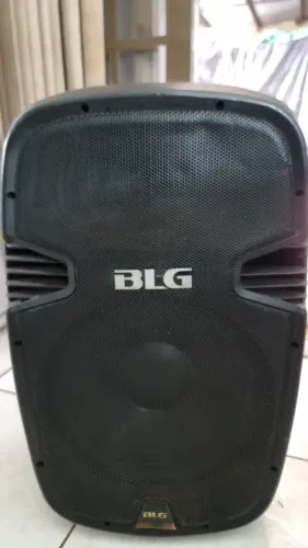 Caixa mista Blg altofalante15" e ativadora Pro Sound modelo Nhl som muito bom
