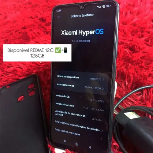 Redmi 12C 128GB - Ótimo Estado 