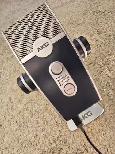 Microfone AKG Lyra C44 USB Ultra HD 24bit 192kHz