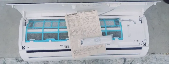 Evaporadora midea  wh 12000btus nova
