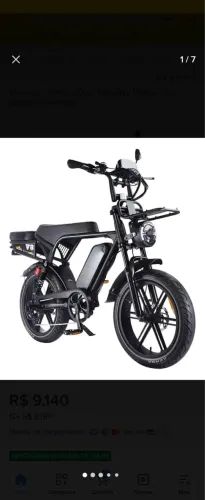 Bike elétrica OUXI V8 pro