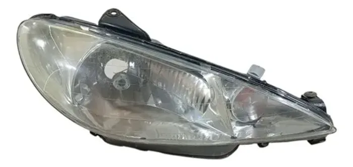 Farol Direito Peugeot 206 1999 2010 Foco Simples Raiado Direito/passageiro