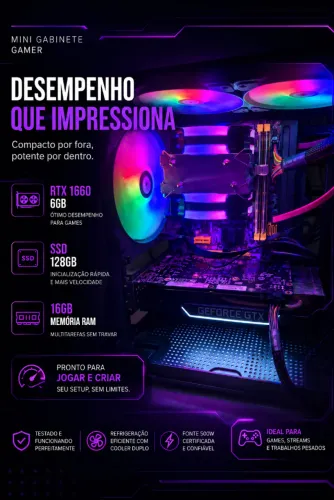 PC GAMER - ACEITO TROCA + VOLTA EM DINHEIRO